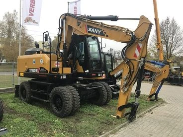 Sany SY155W 14,5 tonnás gumikerekes kotrógép 5