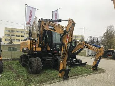 Sany SY155W 14,5 tonnás gumikerekes kotrógép 6