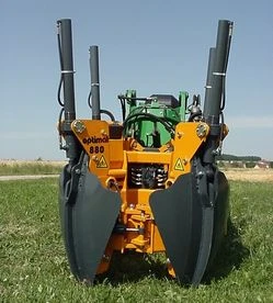 Optimal 880 rakodóhoz, traktorhoz fakiemelő adapter 4